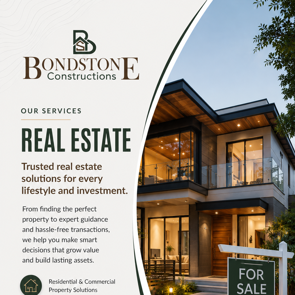 Bondstone Constructions architectural engineering structure and corporate presence